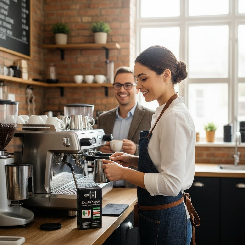 Qualità Napoli Espresso Machine Cleaning Tablets UK barista coffee shop